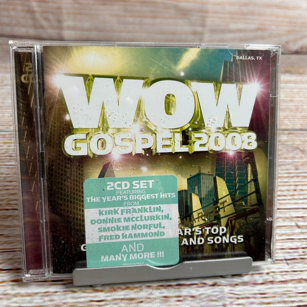 WOW Gospel 2008 2 CD‎ Set 30 Top Artists Kirk Franklin Fred Hammond 886971929027